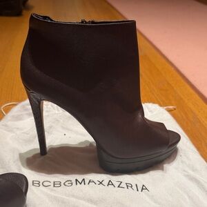 BCBG Dark Brown Heeled Boots